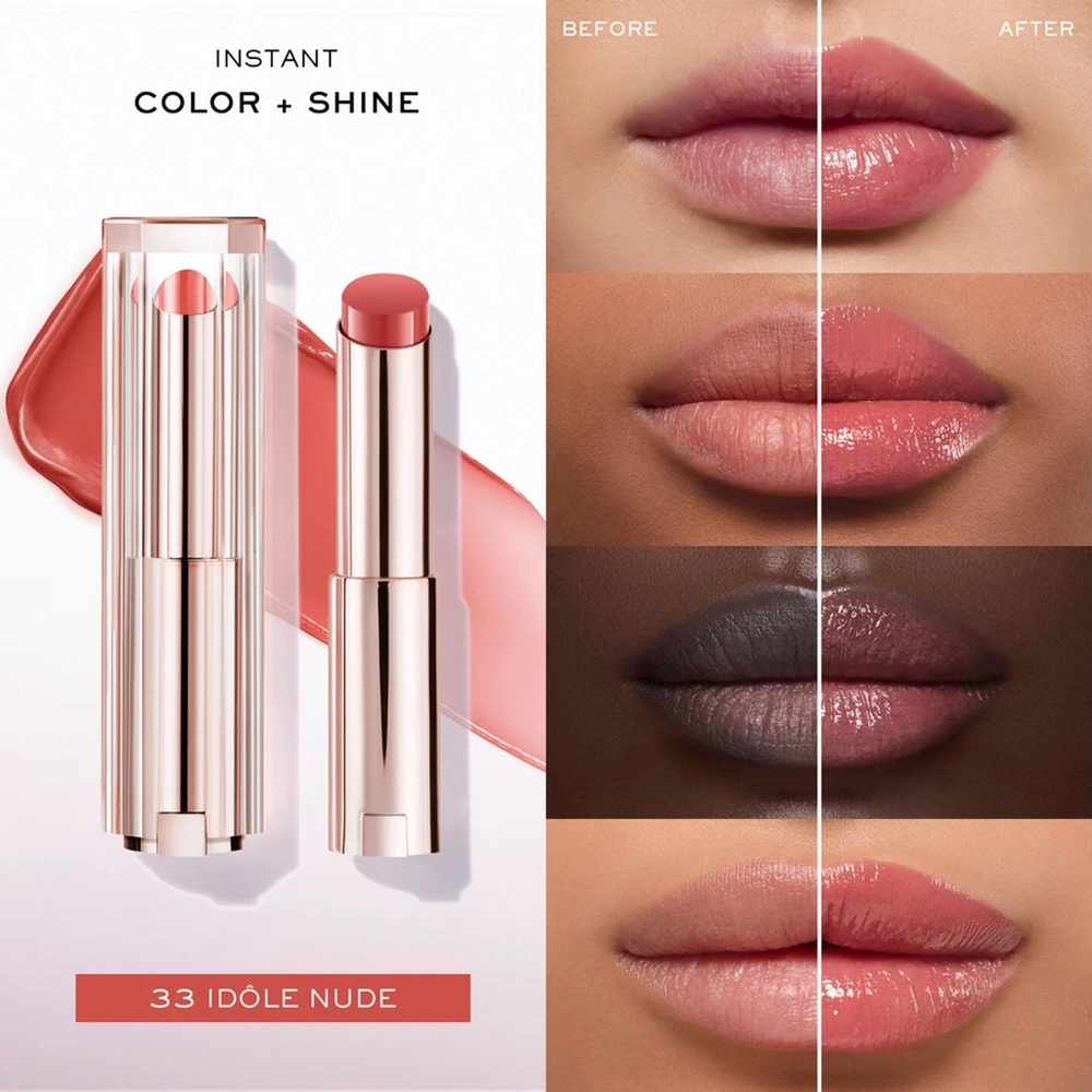 Lancome Idole Squalane-12 Butterglow Hydrating Lip Balm in shade 33 Idole nude